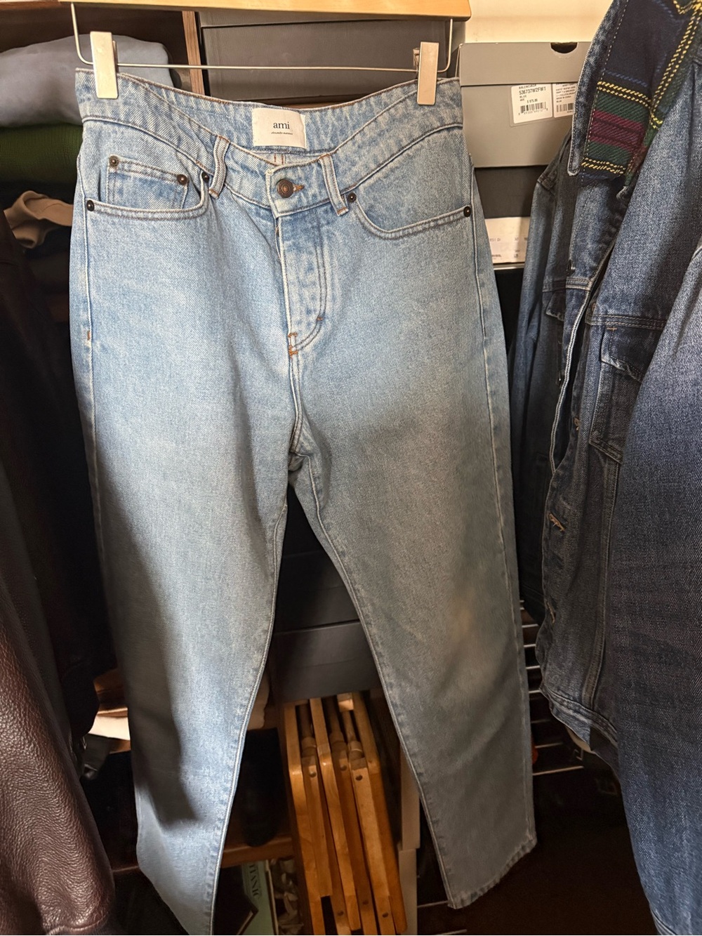 Ami Light Blue Relaxed Men’s Jeans